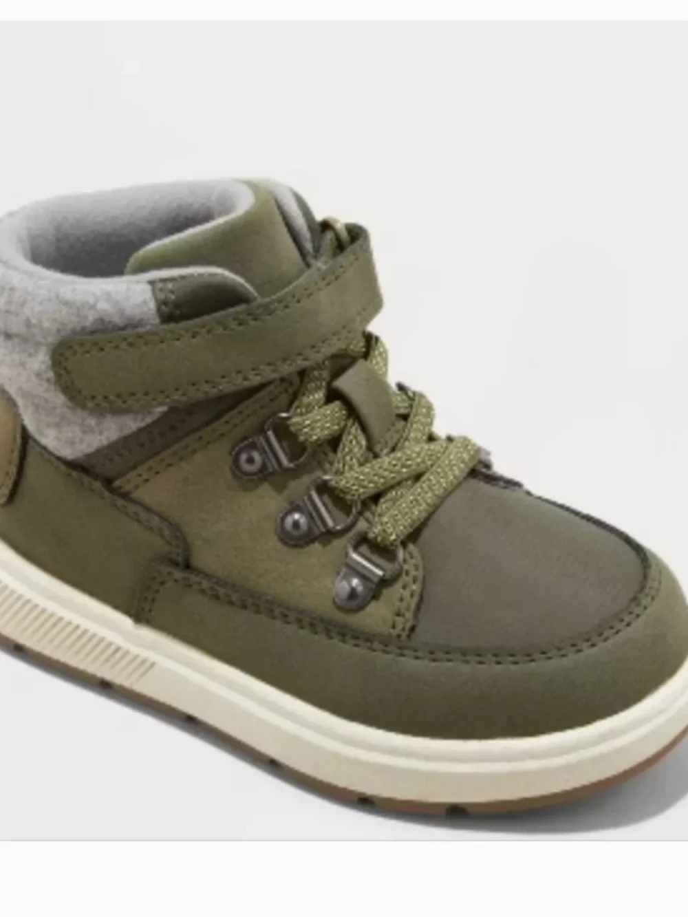 NWOT Cat & Jack Toddler Felix Sneaker Boots Green Size 10T